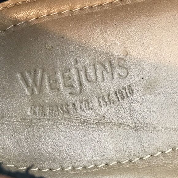 G.H. Bass Weejuns Michael Loafers Men's 12EE Brown Black Leather Kiltie Tassel - Picture 12 of 12